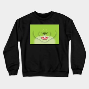 Sugar Green Bunny Face Crewneck Sweatshirt